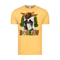Vintage Mustard Boohaw Western Vintage Tee - texasbilliewilder