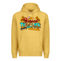 Antique Gold blessed teacher Premium Hoodie - RanaPortraitStore