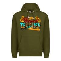 Army Green blessed teacher Premium Hoodie - RanaPortraitStore