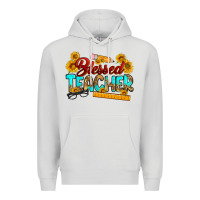 Dove Grey blessed teacher Premium Hoodie - RanaPortraitStore