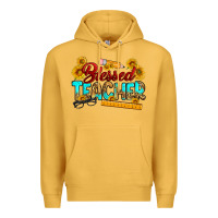 Mustard blessed teacher Premium Hoodie - RanaPortraitStore