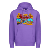Purple blessed teacher Premium Hoodie - RanaPortraitStore
