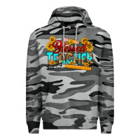Slate Camo blessed teacher Premium Hoodie - RanaPortraitStore