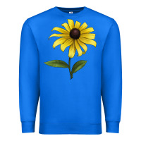 True Royal Black Eyed Susan Flower Illustrations Premium Sweatshirt - LillyAllenDesigns