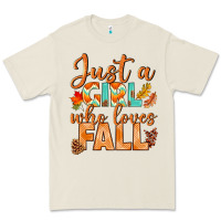 Bone just a girl who loves fall Premium Tee - BundleAndBundleShop