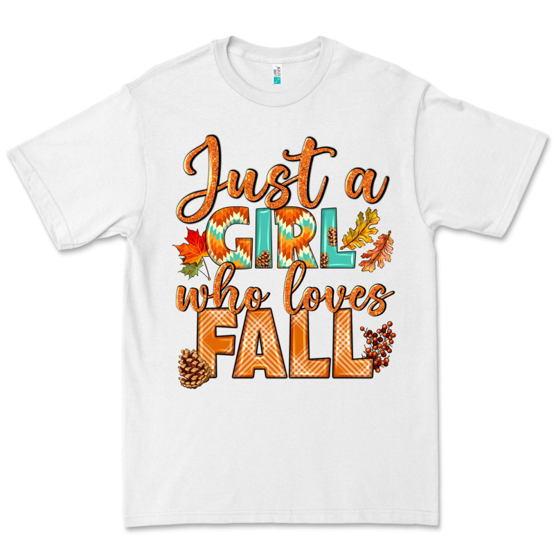 Just A Girl Who Loves Fall Premium Tee by BundleAndBundleShop | Teevron
