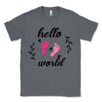 Charcoal Heather Hello world Classic Tee - Bettercallsaul