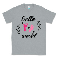 Heather Grey Hello world Classic Tee - Bettercallsaul
