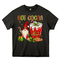 Asphalt christmas gnome hot cocoa Heavy Core Tee - MaliasSmallBusiness