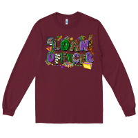 Burgundy loan officer mardi gras cowgirl Long Sleeve Tee - CowGirlArtShop