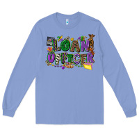 Colony Blue loan officer mardi gras cowgirl Long Sleeve Tee - CowGirlArtShop