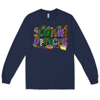 Navy loan officer mardi gras cowgirl Long Sleeve Tee - CowGirlArtShop