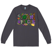 Smoke loan officer mardi gras cowgirl Long Sleeve Tee - CowGirlArtShop
