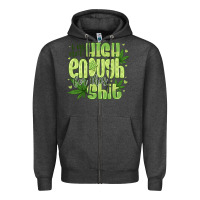 Charcoal Heather i'm not high enough for Zipper Hoodie - CowhideDigitalArt