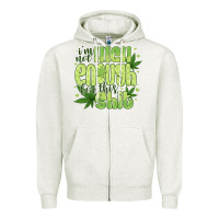 Oatmeal Heather i'm not high enough for Zipper Hoodie - CowhideDigitalArt