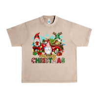 French Oak merry christmas gnome truck Urban Heavy Tee - texasbilliewilder