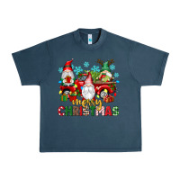 Midnight Navy merry christmas gnome truck Urban Heavy Tee - texasbilliewilder