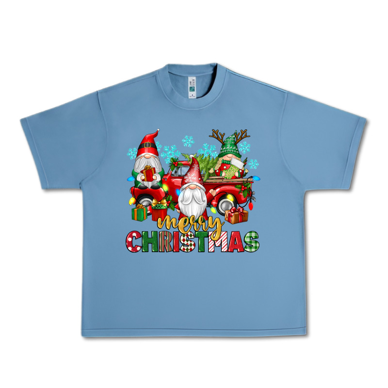 Merry Christmas Gnome Truck Urban Heavy Tee by texasbilliewilder | Teevron