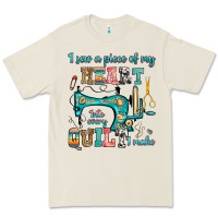 Bone i sew a piece of my heart into every quilt i make Premium Tee - RanaPortraitStore