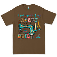 Cacao i sew a piece of my heart into every quilt i make Premium Tee - RanaPortraitStore