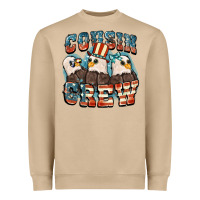 Mushroom Cousin crew Heavyweight Sweatshirt - FaDigitalArtStudio
