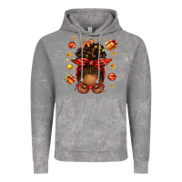 Cloud Rock christmas afro messy bun Vintage Hoodie - texasbilliewilder