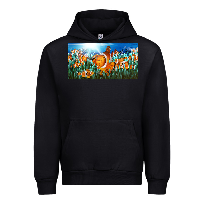 Clown Fish  License Plate Urban Hoodie by BarkalooDesign | Teevron