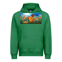 Emerald clown fish  license plate Urban Hoodie - BarkalooDesign