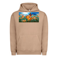Pigment Burro clown fish  license plate Urban Hoodie - BarkalooDesign