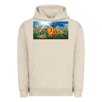 Pigment French Oak clown fish  license plate Urban Hoodie - BarkalooDesign