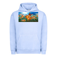 Pigment Grape Ice clown fish  license plate Urban Hoodie - BarkalooDesign
