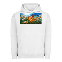 Pigment Lunar Rock clown fish  license plate Urban Hoodie - BarkalooDesign