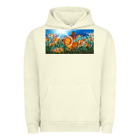 Pigment Pistachio clown fish  license plate Urban Hoodie - BarkalooDesign