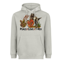Moon Dust Peace Love T Rex Heavyweight Hoodie - LillyAllenDesigns