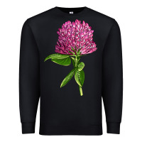 Black Red Clover Illustrations Premium Sweatshirt - LillyAllenDesigns
