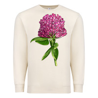 Sandshell Red Clover Illustrations Premium Sweatshirt - LillyAllenDesigns
