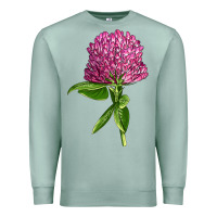 Seafoam Red Clover Illustrations Premium Sweatshirt - LillyAllenDesigns