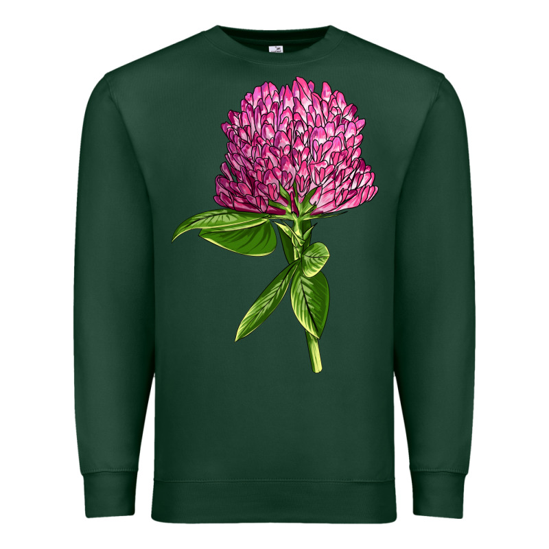 Red Clover Illustrations Premium Sweatshirt by LillyAllenDesigns | Teevron
