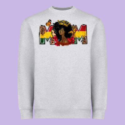 Juneteenth Mom Mother's Day Heavyweight Sweatshirt Designed By Fadigitalartstudio