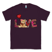 Plum valentines day tedybear love Classic Tee - RanaPortraitStore