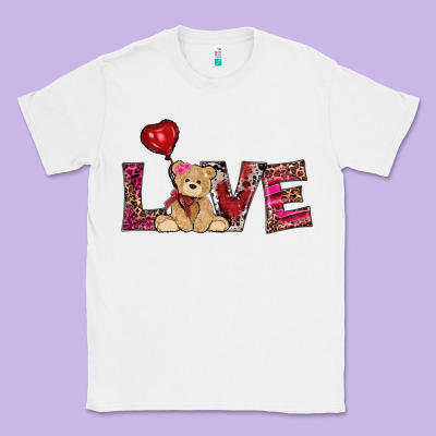 Valentines Day Tedybear Love Classic Tee Designed By Ranaportraitstore