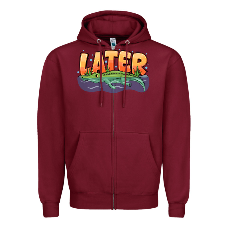 Later Zipper Hoodie by CowhideDigitalArt | Teevron