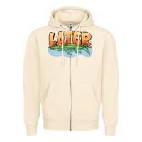 Sandshell Later Zipper Hoodie - CowhideDigitalArt