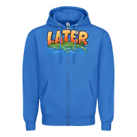 True Royal Later Zipper Hoodie - CowhideDigitalArt