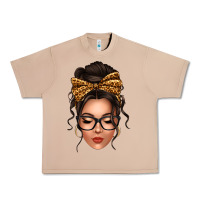 Burro caucasian leopard messy bun Urban Heavy Tee - texasbilliewilder