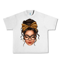 Lunar Rock caucasian leopard messy bun Urban Heavy Tee - texasbilliewilder