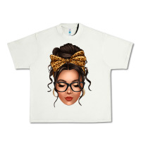 Pistachio caucasian leopard messy bun Urban Heavy Tee - texasbilliewilder