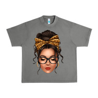 Tornado caucasian leopard messy bun Urban Heavy Tee - texasbilliewilder