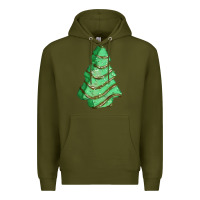 Army Green green christmas cake Premium Hoodie - FaDigitalArtStudio