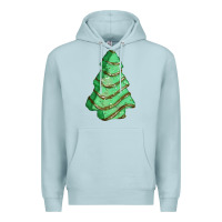 Blue Mist green christmas cake Premium Hoodie - FaDigitalArtStudio